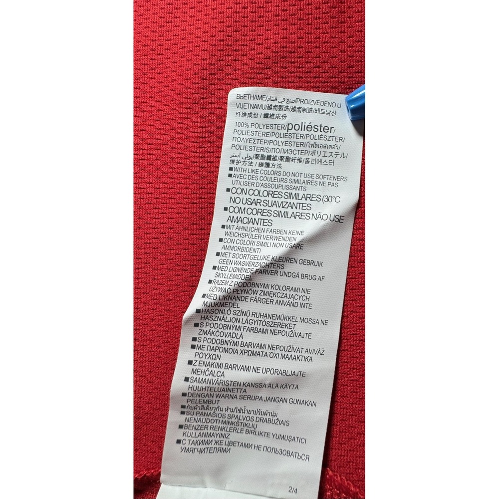 Under Armour HeatGear Polo Shirt Mens Large Red Golf Performance Knit NEW - Picture 11 of 16